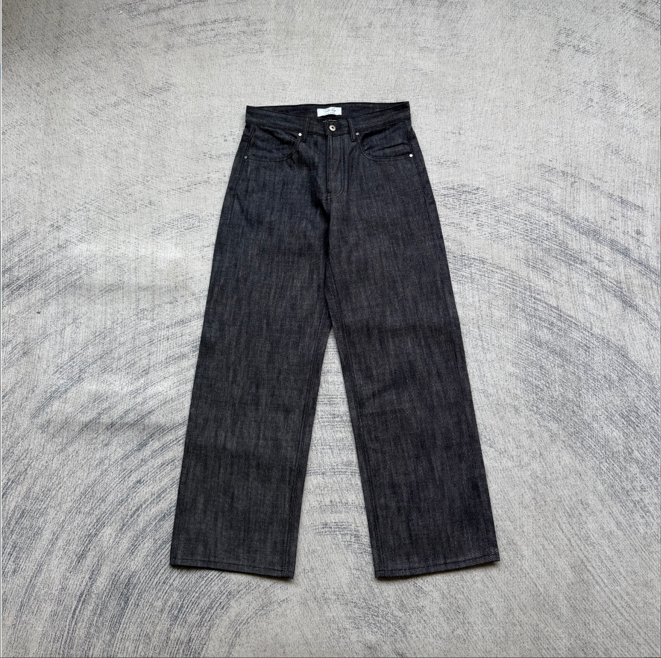 TaleOf2 Raw Selvedge Wide-Leg Jeans