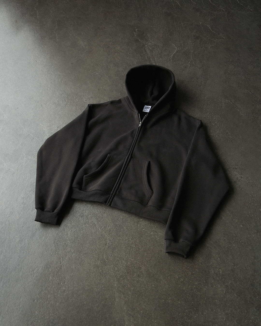 Black Zip Hoodie