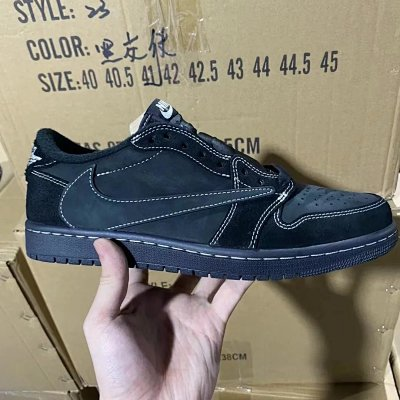 Air Jordan 1 Low OG x Travis Scott “Black Phantom”