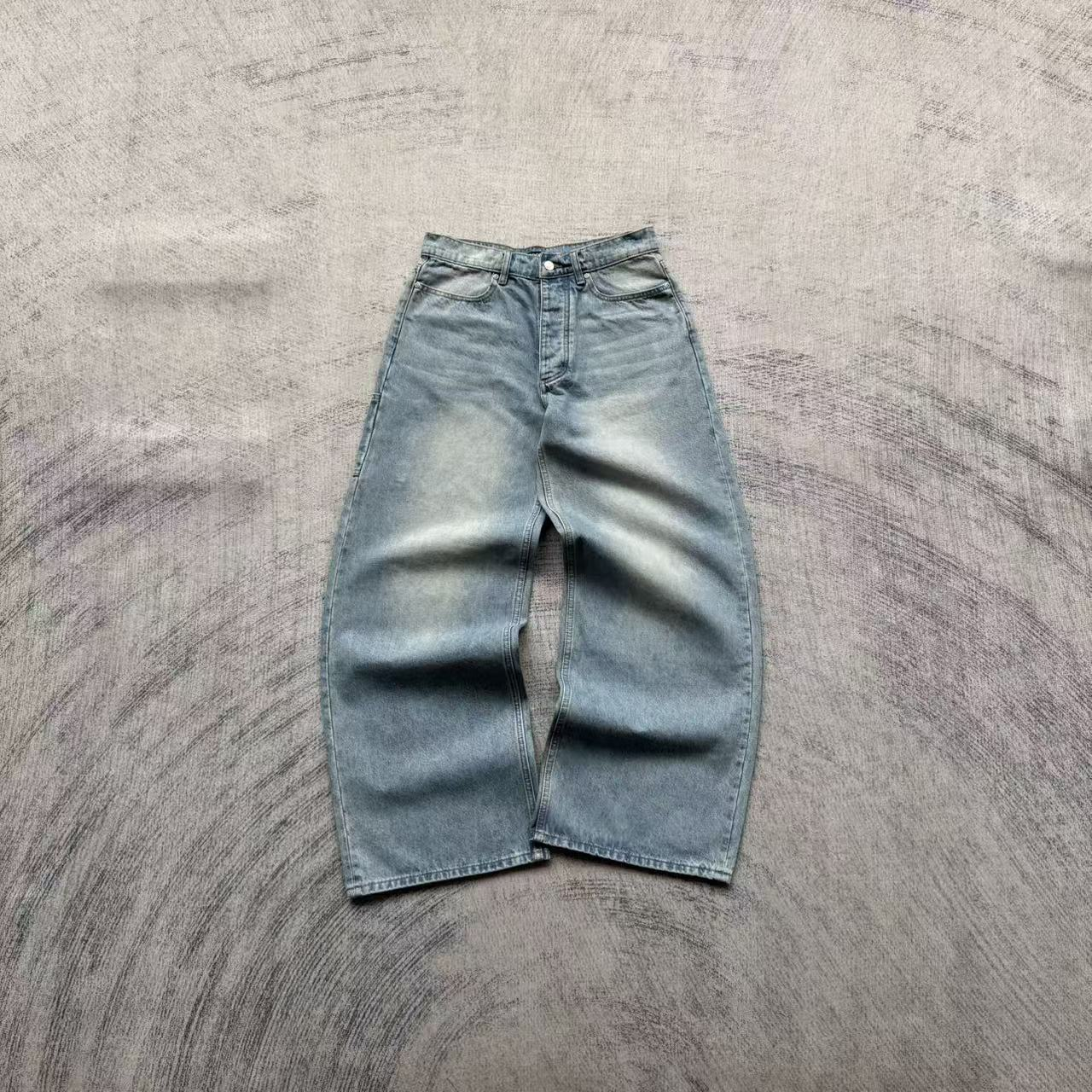 Light Wash Baggy Carpenter Jeans