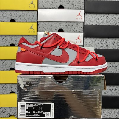 Dunk Low “Off-White University Red”