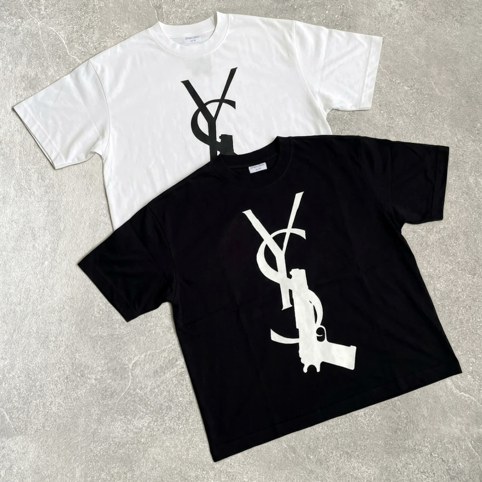 YSL Pistol Monogram Tee