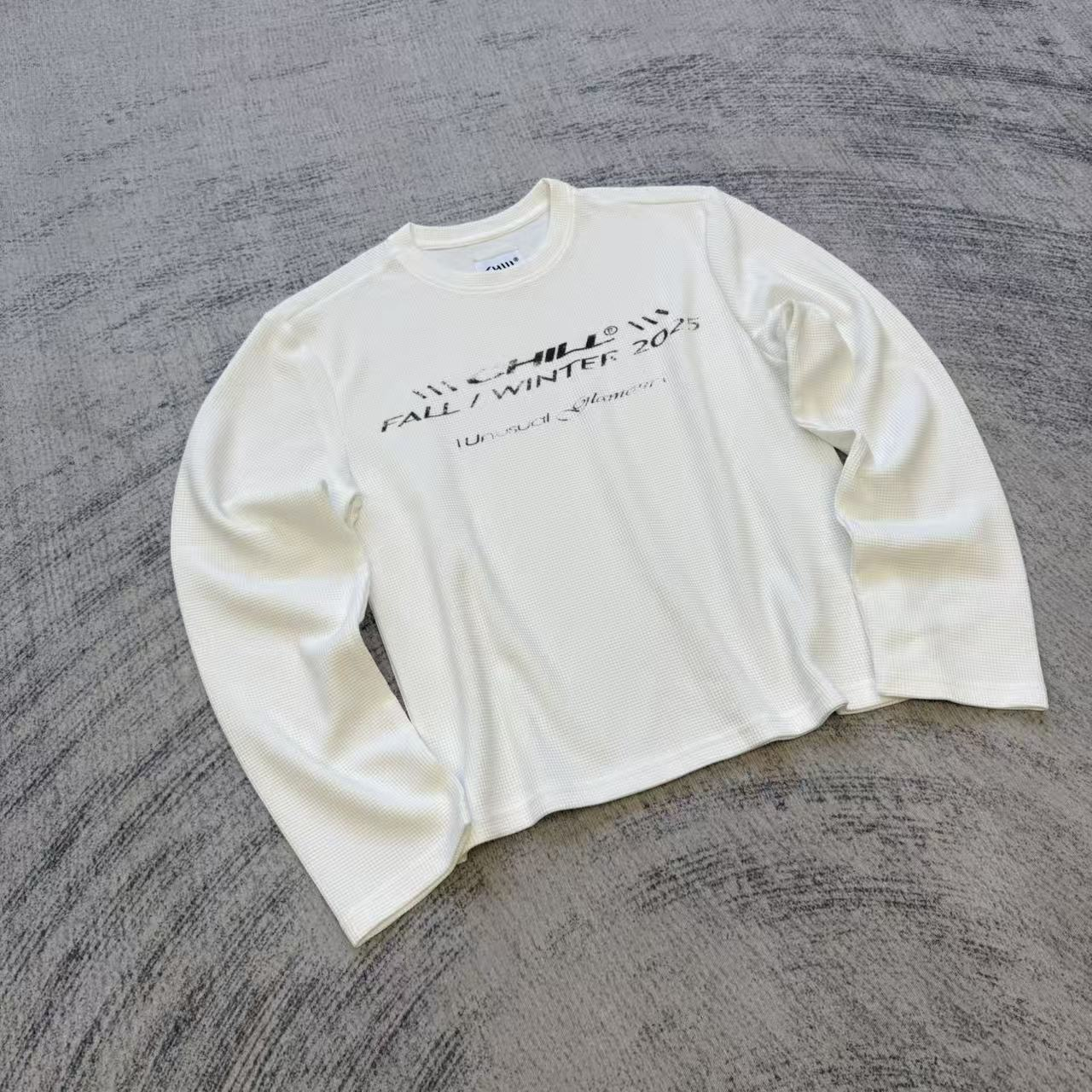 CHILL FW25 Waffle Knit Long Sleeve