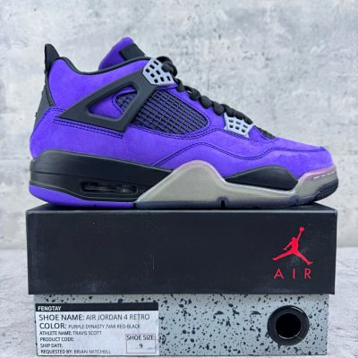 Air Jordan 4 Retro “Travis Scott Purple Dynasty”