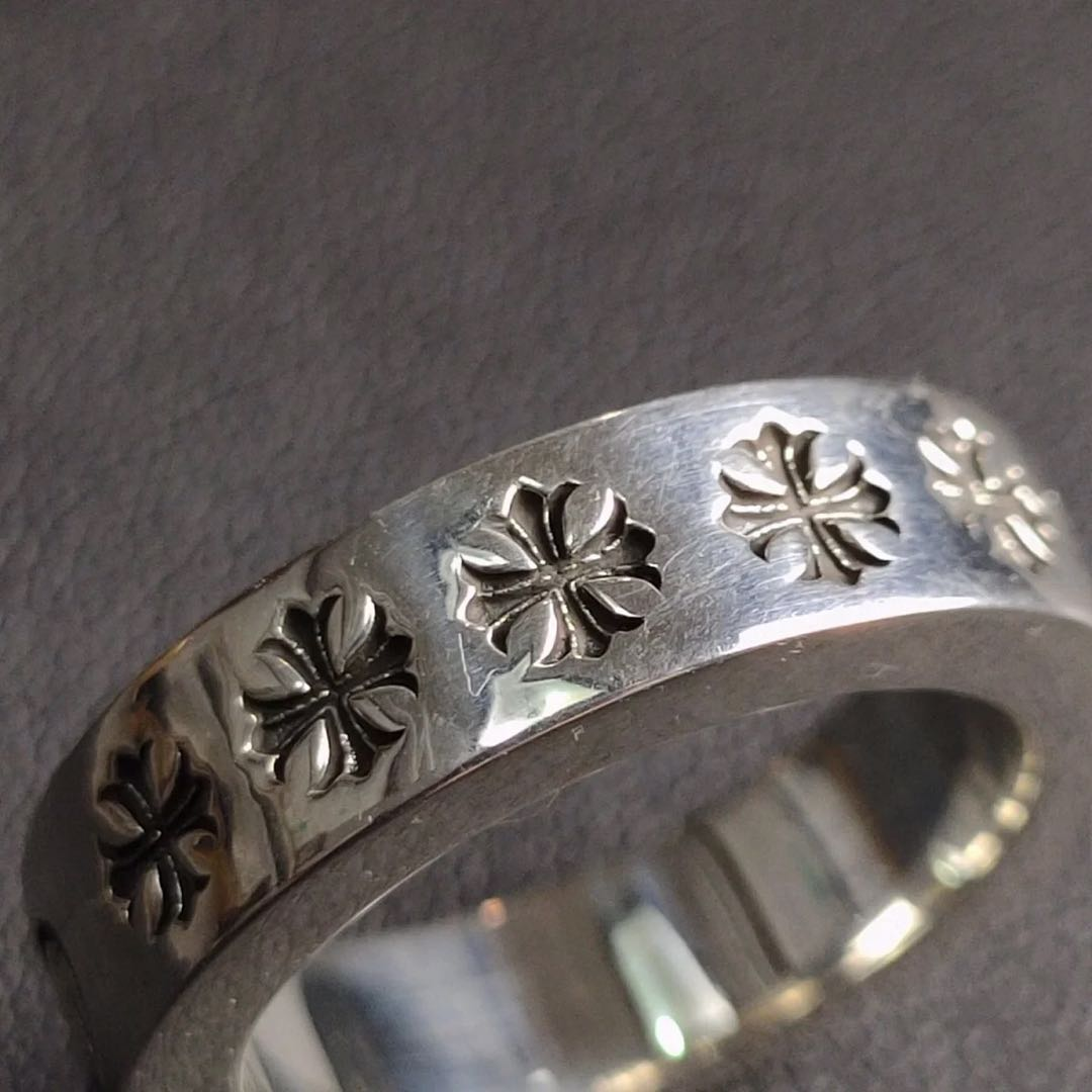 Cross Motif Silver Ring