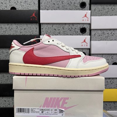 Air Jordan 1 Low OG x Travis Scott “Canary / Valentine Pink”