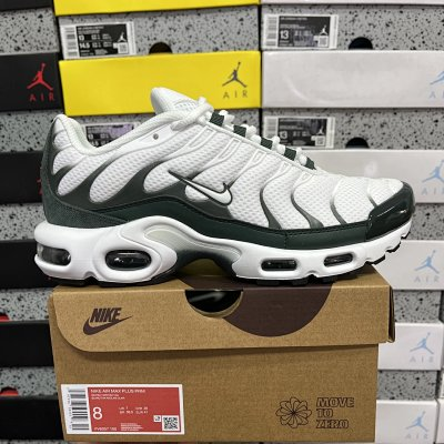 Nike Air Max Plus TN “White / Deep Green”